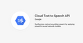 featured image thumbnail for post 【GCP】C#でText-to-Speech